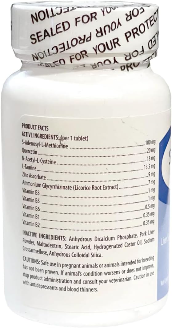 S-Adenosyl-100 [SAMe] For Small Dogs and Cats, 60 Tablets