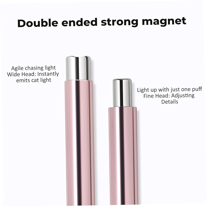 Nail Magnets for Nail Art, 3PCS Cat Eye Magnet for Nails 4 Inch Double-Head Cat Eye Gel Polish Magnet for Home DIY, Salon