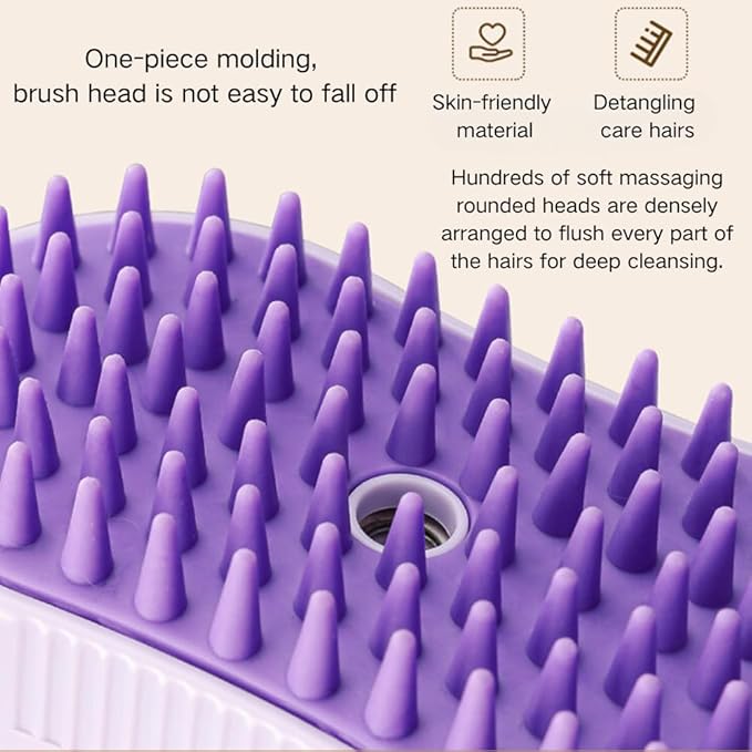 Cat Steam Brush, Cat Spray Comb, Pet Massage Shedding Brush, Rechargeable Silicone Steam Hair Brush, Multi-functional Cat And Dog Hair Brush,Cat Hair Steam Brush
