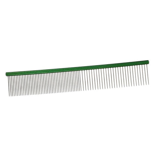 Happyyami Portable Dog and Cat Hair Comb Wear-Resistant Aluminum Grooming Tool for Daily Use Lightweight Tangle-Free PET Grooming Comb for Dogs and Cats