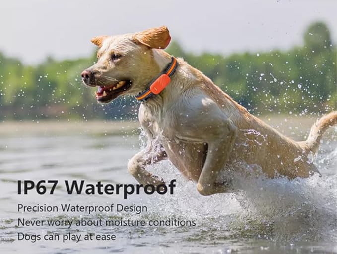 4G Smart GPS Pet Tracker with Real-Time Location Tracking,Waterproof, Historical Trajectory, Long Battery Life, Nationwide Coverage, Fits All Collars(Subscription Required)