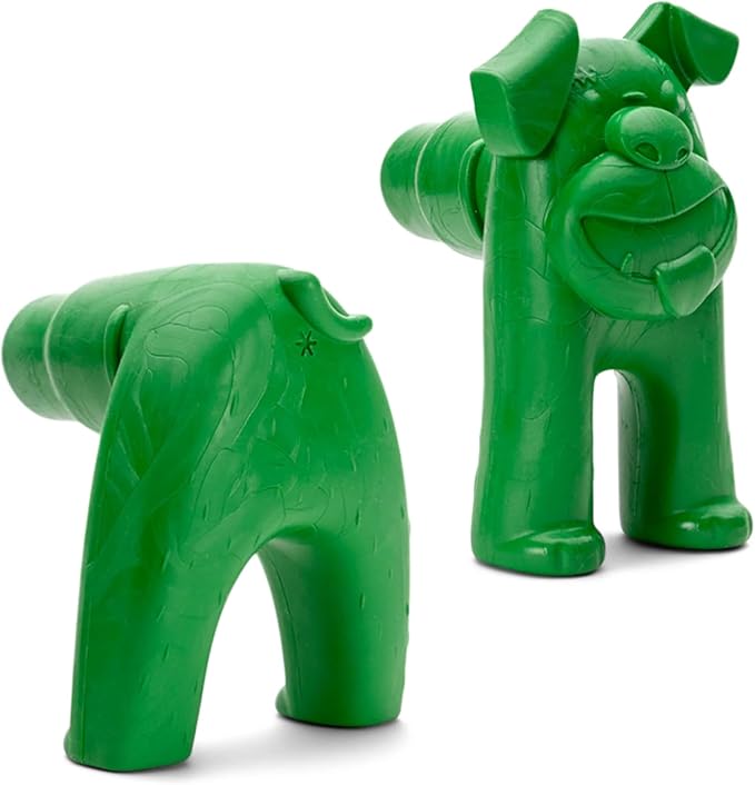 WEST PAW Toppl Stopper Insert Accessory for Toppl Dog Treat Toy – Keeps Toy Steady and Upright for Filling and Freezing, Mess-Free Treat Prep, Dishwasher Safe, Made in USA - Clover Green