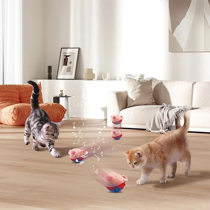 Dog Toys for Small Large Dogs,Puppy Toys to Keep Them Busy,Moving Interactive Squeaky Dog Toy,Active Moving Pet Plush Toy,Small Dog Toys (Duck)