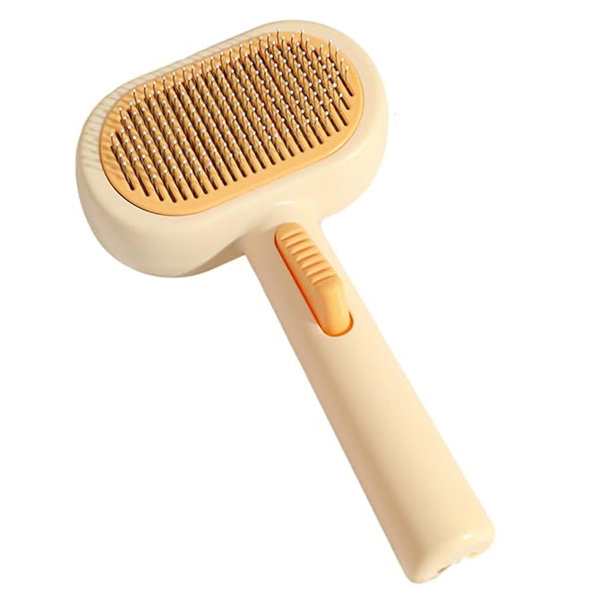 Pet Grooming Comb For Dogs And Cats Gentle Detangling Deshedding Hair Brush Double Side Pet Grooming For Home Use Cats Shedding