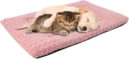 Dog Crate Pad, Functional, – Lightweight Modern Lightweight Compact Stylish Elegant, Washable Pet Cat Bed, Supplies All Seasons Soft Beds | Multipurpose Outdoor Indoor Utility Sleek
