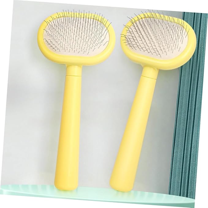 SUPVOX Plastic Pet Hair Comb Handle Ergonomic Household Grooming Tool for Easy Hair Removal and Bonding