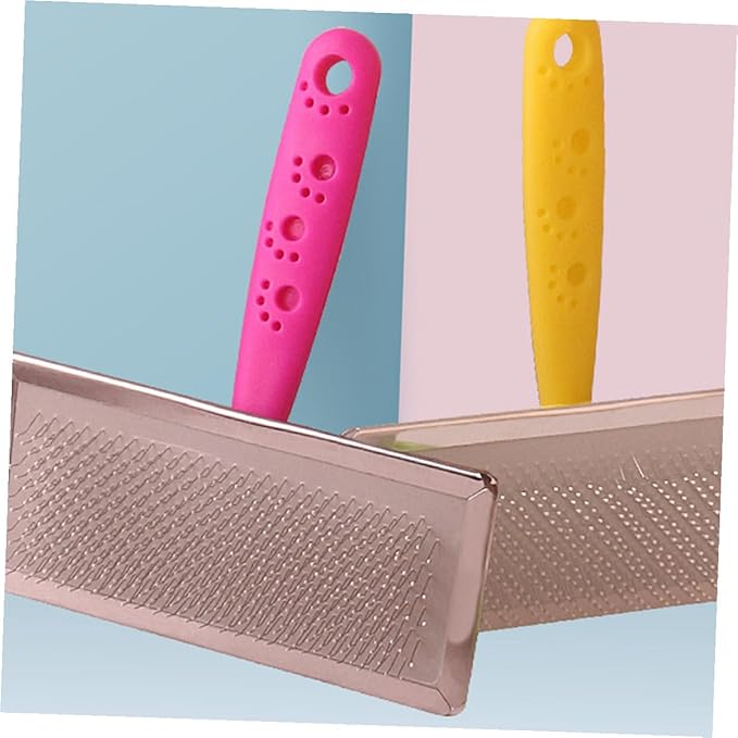 BESTonZON 3pcs Pet Grooming Comb Medium Pet Hair Removal Cleaning Tool Ergonomic Cats Random Massage Comb for Grooming Supplies
