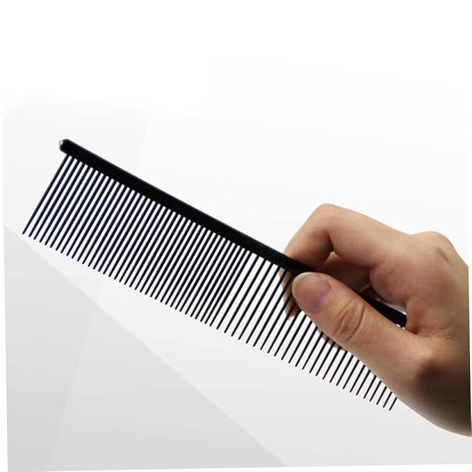 KESYOO Pet Grooming Comb Stainless Steel Pet Combs Round Head for Small Large