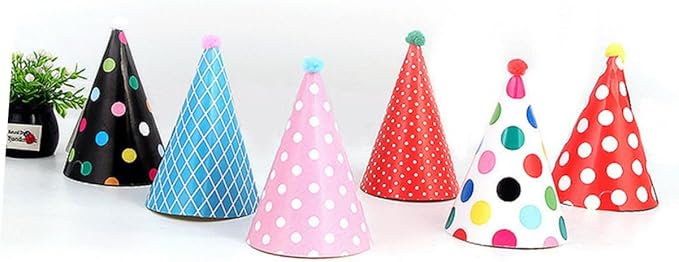 OUNONA Dog Birthday Bandana and Party Hat Set with Bib 10pcs Pet Birthday Supplies Kit for Dogs Adjustable Fabric Hats and Cotton Bib for Celebration Random Color
