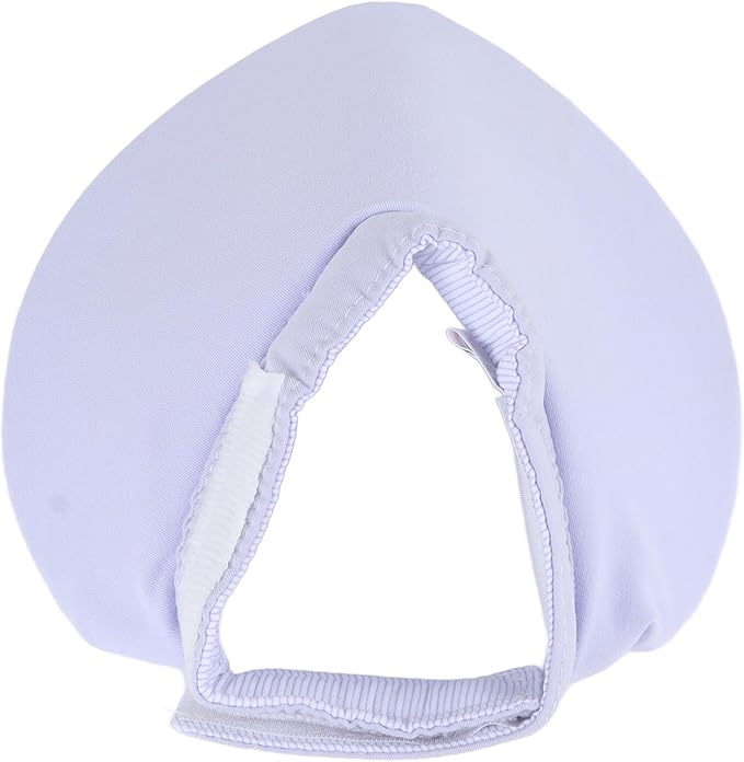Rengue Soft Adjustable Pet Bib, Bandanas Material, Prevent Licking and Biting, Comfortable for Cats and Dogs, Size M Soft Adjustable Pet Bib, Sponge and Cotton Nan Cat Supplies (Light Blue)