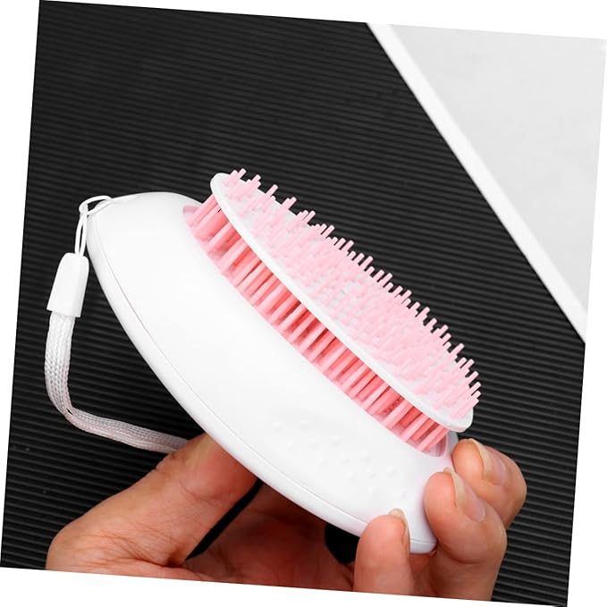 YARNOW Abs Pet Dog Comb Cat Grooming Brush De-shedding Hair Removal Comb for Dogs and Cats Hanging Lanyard Comfortable Grip for Easy Cleaning