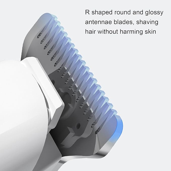 aqxreight Pet Trimmer Rechargeable Cordless Foot Hair Grooming for Cats Dogs with Brush USB Cable Shave and Can Safe a Pet TrimmerRechargeable TrimmerPet Foot ShaverPet ShaverCordless (Blue)