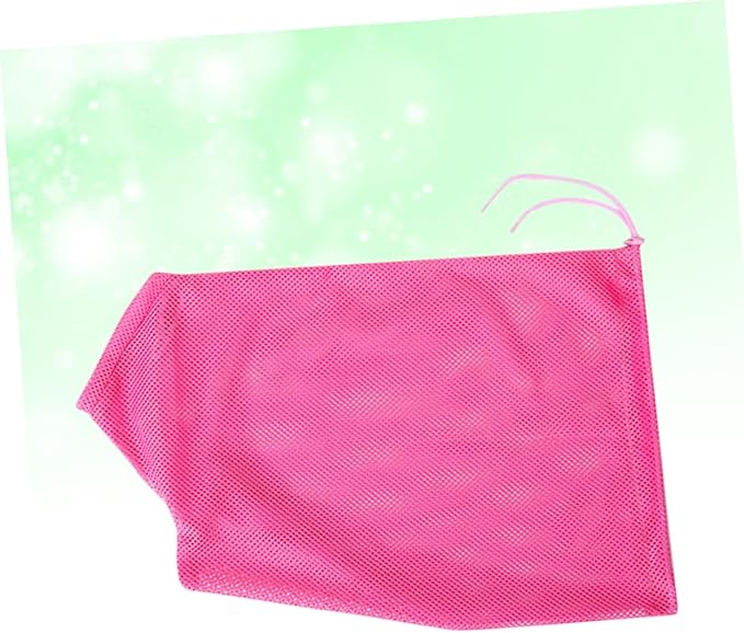 Multi-Function Cat Grooming Bag Pink Mesh Pet Supplies for Bathing Nail Trimming and Medication Administration for Cats and Kittens