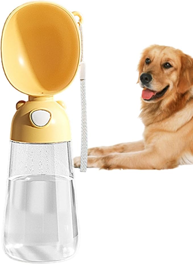 Dog Water Bottle, Leakproof Pet Drinking Bottle, Puppy Watering Dispenser for Walking Camping Outing Personal Pet Supplies Pets Protective Guard 500ml Capacity Professional Grade Authentic Model