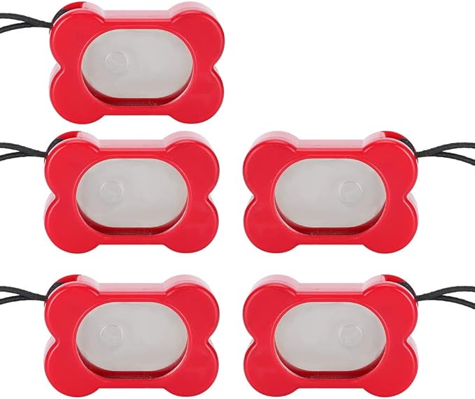 Pet Training Clicker, Adjustable Three Gears, Compact Lightweight, 5PCS for Dogs - Durable ABS Material, Convenient Carrying, Effective Dog Training Supplies