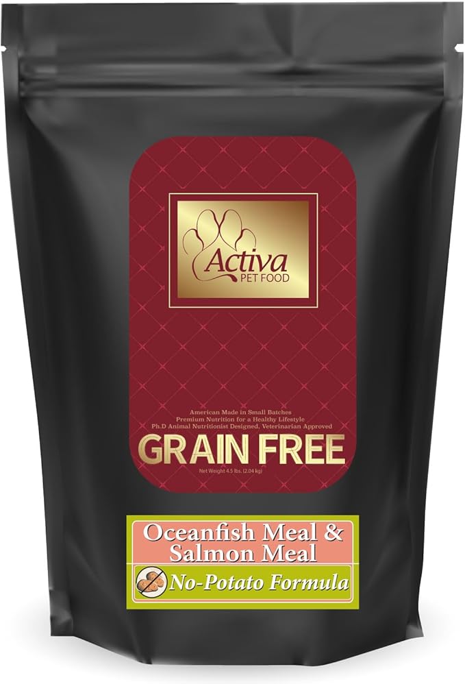 Activa Grain Free Custom Dog Food (4.5 Pound, No Potato - Oceanfish)
