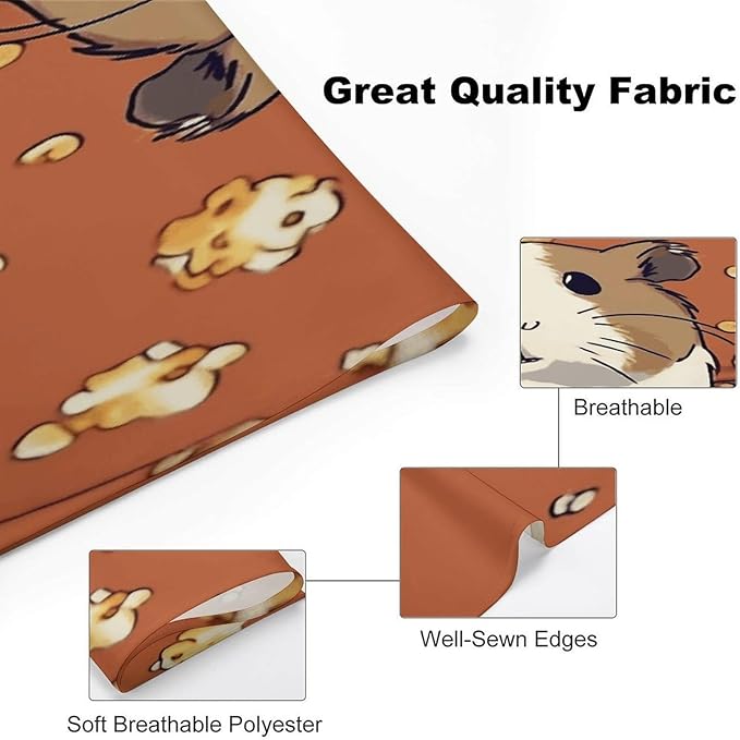 Dog Bandana Spring Pet Scarf Adjustable Triangle Guinea Pig and Popcorn Printing Dog Bib Washable Polyester Puppy Bandana for Small Medium Large Dogs Cat Birthday Party Supplies