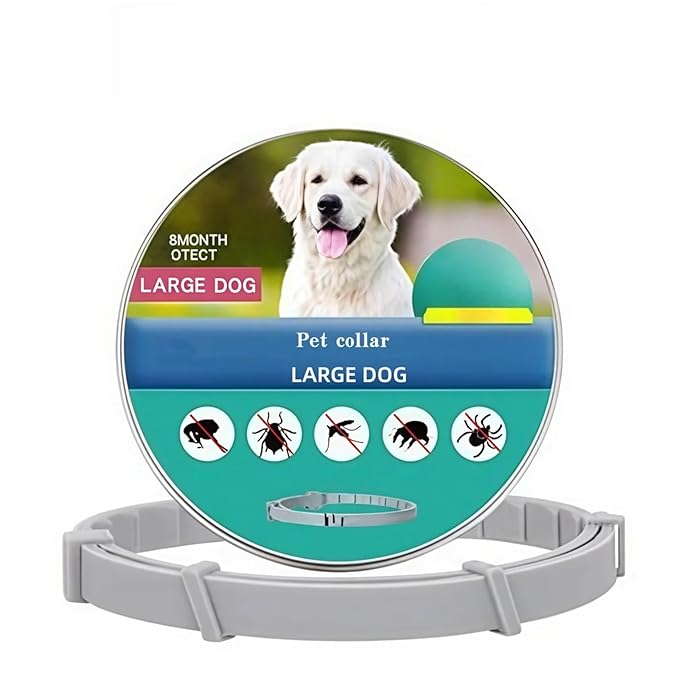 2pcs Adjustable Pet Collar For Dogs Cats,Soft Comfort Protective Neck Ring,Outdoor Pet Supplies For Small Medium Large Pets(70CM-Dog)