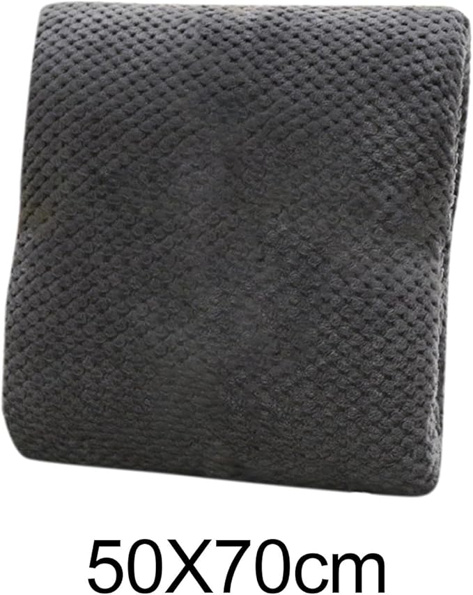 Comfortable Pet Throw Blanket Solid Color Supply Bed Mat for Dogs Kids Crate Cat, Gray