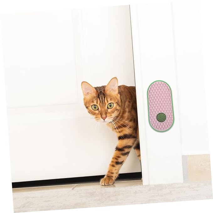 BESPORTBLE Cat Self Sticky Massage Comb Wall-mounted Cat Scratcher Toy Lightweight Grooming Aid Space-saving Design for Play and Self-care