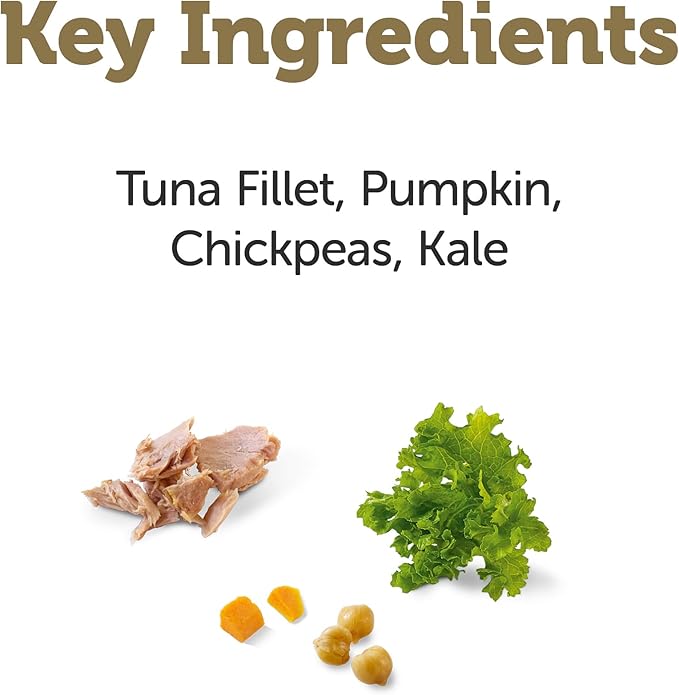 Applaws Taste Toppers, Limited Ingredient Dog Food Topper, Tuna Fillet with Pumpkin, Kale & Chickpeas in Broth (6 x 3oz Pouches)