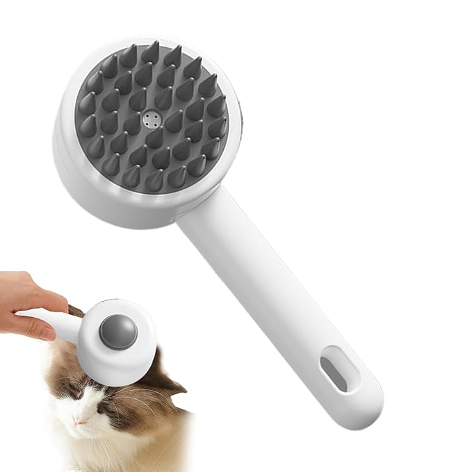Pet Bath Brush - Cat Grooming Massaging Cleaning Supplies | Pet Spray Massage Comb - for Dogs Cats Puppy Kitten Bath Shower Wash