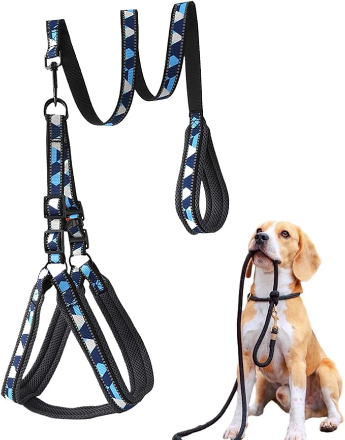 Dog Rope | Reflective Harness Pet Supplies,Heavy Duty Dog Rope - for Hiking Camping Running Trip Outdoor Travel Nighttime Walking
