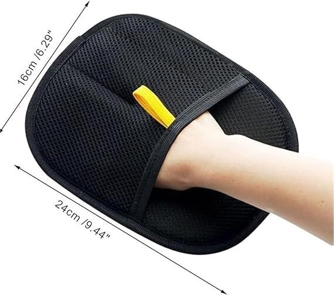 Pet Hair Remover Glove, Dual-Sided Pets Grooming Glove, Reusable Cat & Dog Hair Remover for Couch, Upgraded Animal Fur Removal Tool