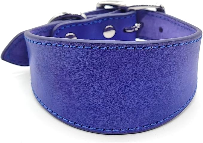 Leathers Greyhounds Collars Soft Padding Wide Collars for Whippets Lurchers Salukis Large Breeds Pet Accessories Dogs Supplies Supplies Accessories Collar