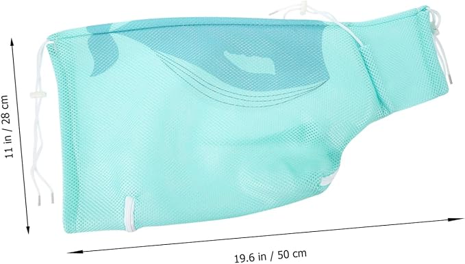 Cat Grooming Bag Multi-Functional Cat Bathing Net for Nail Trimming Ear Cleaning Nail Care Breathable Durable Material Drawstring Design Essential Pet Supply Random Style