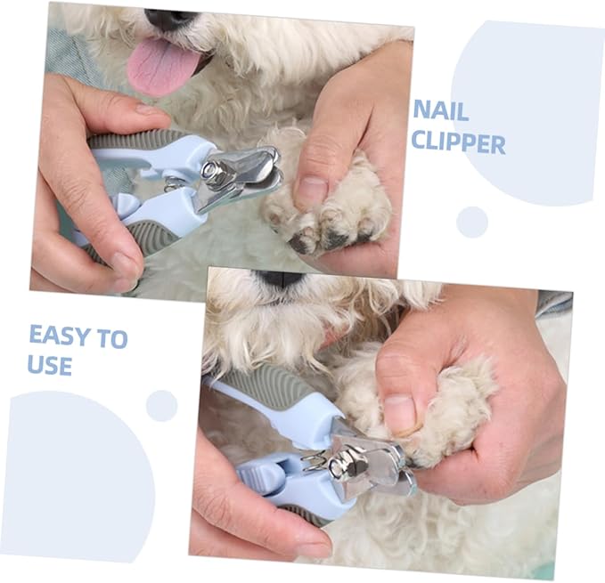 Pet Nail Clipper Professional Cat Dog Claw Trimmer Non Slip Easy to Use for Small Animals Sharp Blades for Precise Trimming Suitable for All Breeds