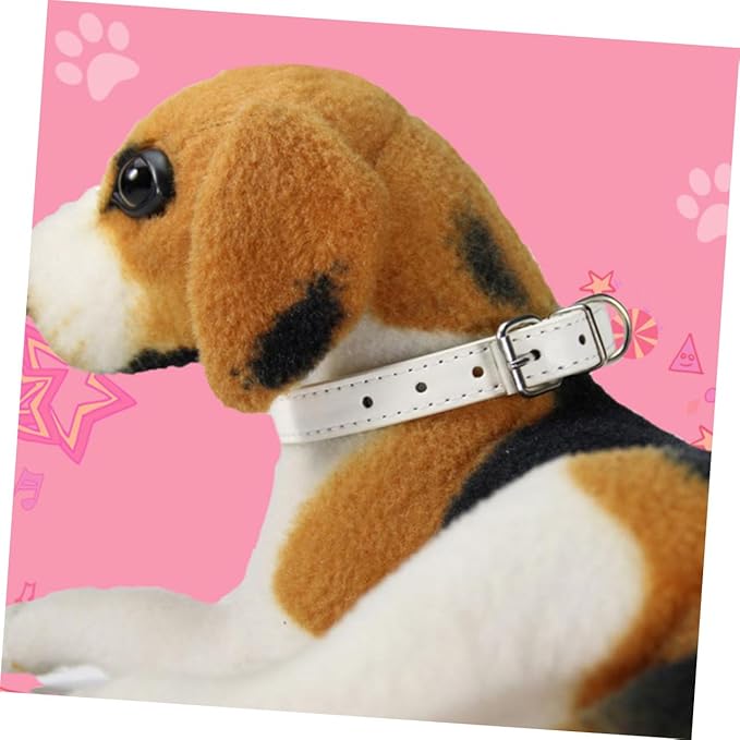 Uonlytech 10pcs Pet Dog Collar Decorative Neckband Cloth 1.0x30cm Random Colors for Small Dogs Basic Pet Supplies
