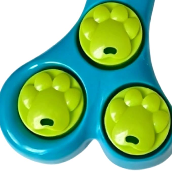 Interactive Slow Feeder - Dog Bowl Anti Choke, 15.4 Inches Pet Feeding with Puzzle Design, Food Dish with Bone Shape, Pet Supplies Durable Build, Feeding Tool for Training Use