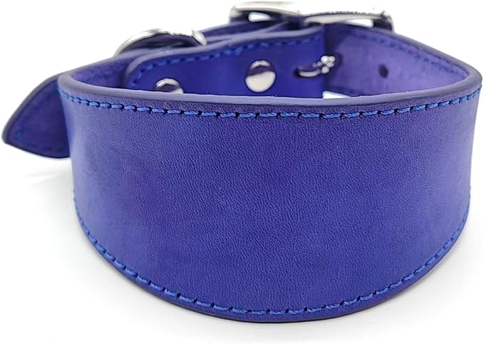 Leathers Greyhounds Collars Soft Padding Wide Collars for Whippets Lurchers Salukis Large Breeds Pet Accessories Dogs Supplies Supplies Accessories Collar
