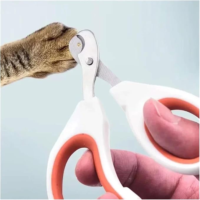 Professional Stainless Steel Cat Nail Clippers for Small Dogs and Cats - Pet Grooming Claw Trimmer(2pcs)