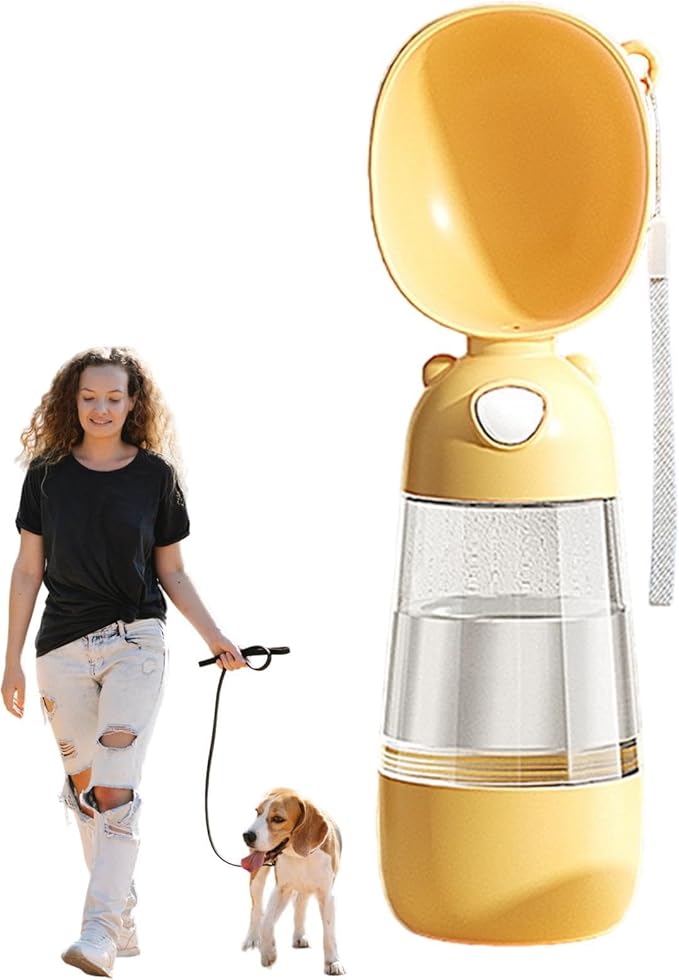 Dog Water Bottle, Leakproof Pet Drinking Bottle, Puppy Watering Dispenser for Walking Camping Outing Personal Pet Supplies Pets Protective Guard 500ml Capacity Professional Grade Authentic Model