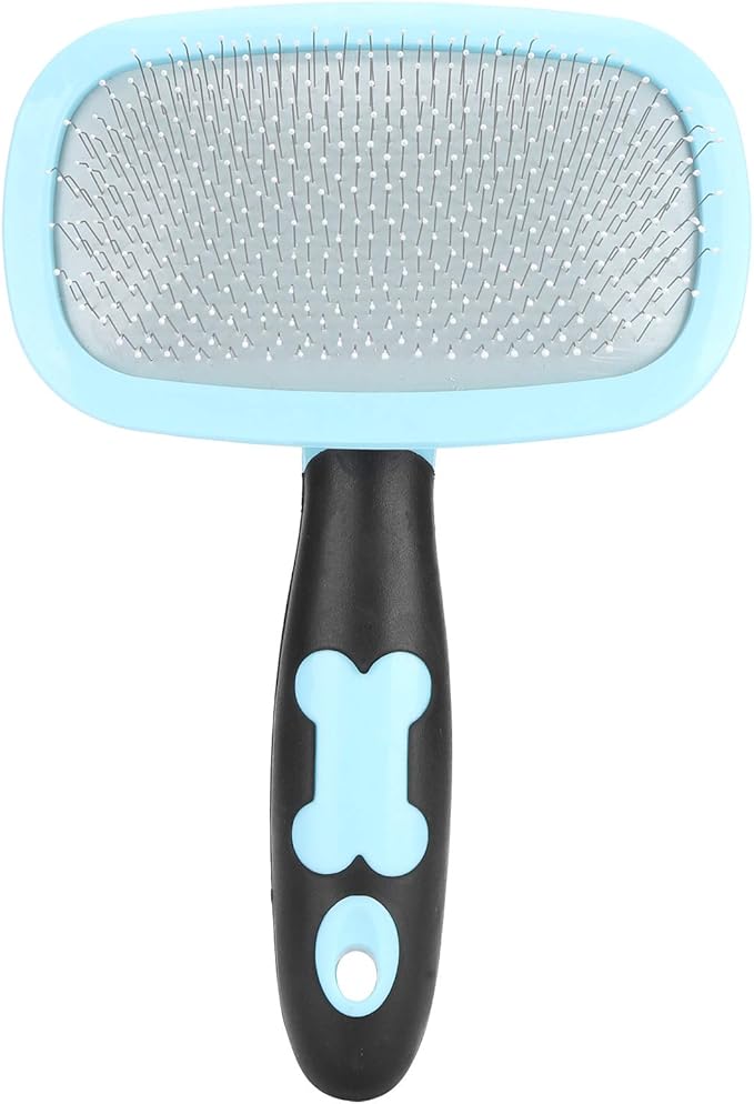 Cat Hair Brush, Dog Brush Cat Dog Hair Removal Comb Pet Grooming Tool 360 Degree Rotation Deshedding Brushes For Indoor For Pets with Long or Short (With a little blue)