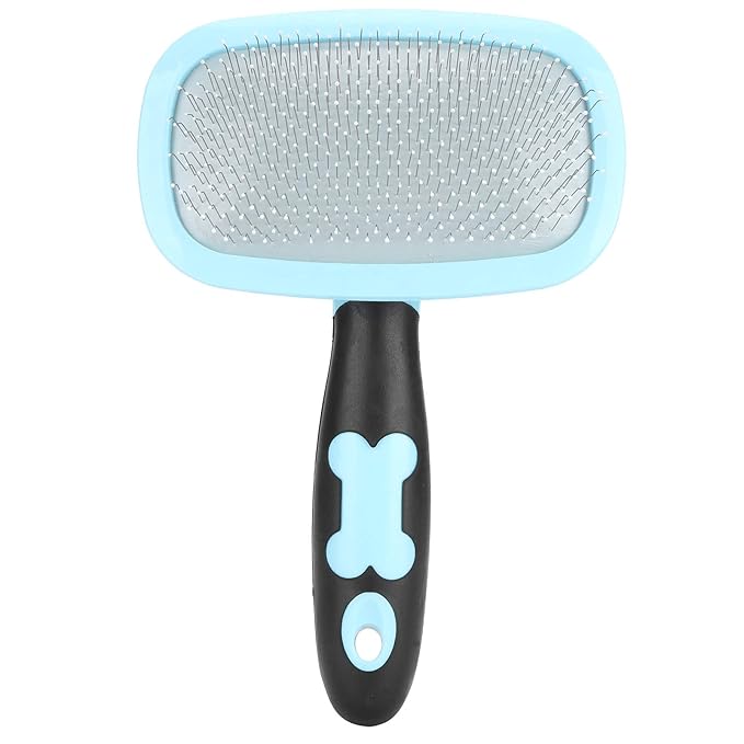for Cat, for Dog, Deshedding Brush, 360 Degree Rotation, Hair Comb, Removal, Grooming Tool, Pet Supplies (With a little blue)