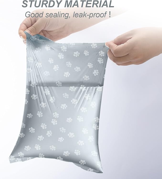 Cat Dog Poop Litter Bags for Waste Refuse Cleanup - 12 Rolls Thick and Leakproof, Eco-Friendly & Easy to Use for Pet Outdoor Walking and Travel Supplies - Assorted Colors (180 Bag)