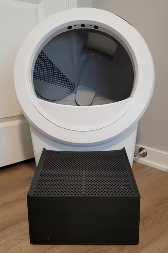 Litter Platform for Litter-Robot 4, 5, 5, Pro, EVO | Your Ultimate Tracking Solution! (Black)