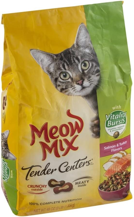 Meow Mix J.M Smucker Company-Big Heart 799511 6/3 Tender Center with Vitality Burst (Pack of 2)