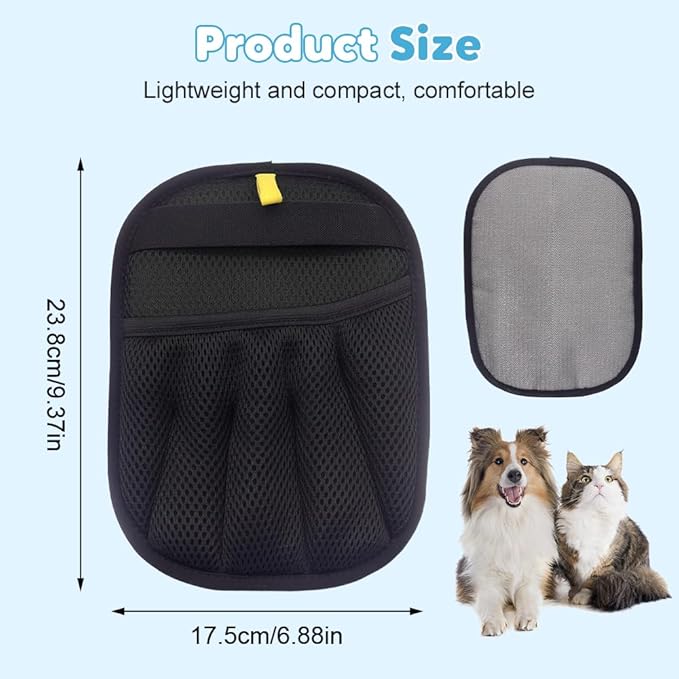 Pet Hair Remover Glove, 2025 Electrostatic Pet Hair Removal Gloves for Dogs and Cats, Reusable Cat & Dog Hair Remover for Couch, for Couch, Furniture, Carpet, Car Seat, Fur Removal Tool (2 pcs)