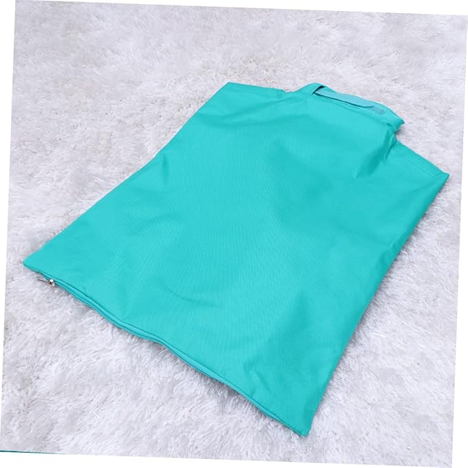 Multi-Functional Cat Grooming Bag Bathing Pouch Durable Breathable Material for Nail Trimming Medication Deep Green
