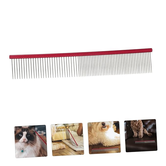Ergonomic Pet Grooming Comb Comb Portable Reusable Multi-function for Hair Pets
