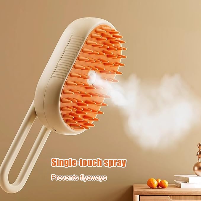 Pet Brush for Cats - Cat Shedding Brush Dog Grooming Supplies - Rechargeable Hair Remover Massage Tools for Cleaning Dematting Undercoat Removal Long Short Small Animals