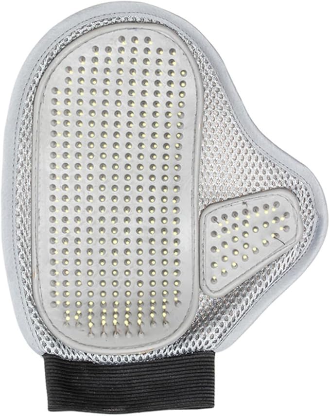 Pet Grooming Glove Mitt for Dogs Cats Deshedding Brush Massage Tool Glove Gentle for Types of Fur
