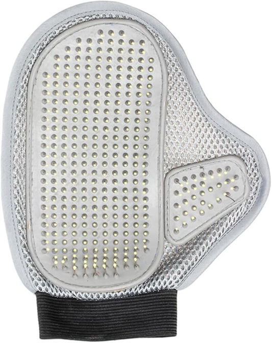 Pet Grooming Glove Mitt for Dogs Cats Deshedding Brush Massage Tool Glove Gentle for Types of Fur