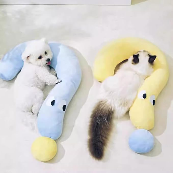 Peiiwdc Pillows for Pet Cats Dogs Sleeps Mats Soft and Thick Pillows Supply Comfortable Bedding