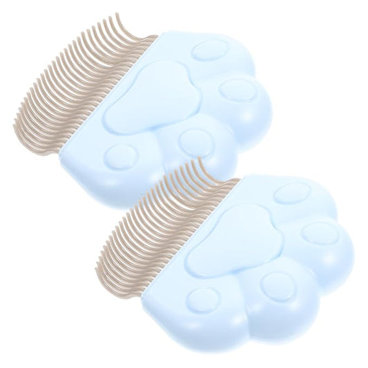 BESPORTBLE 2pcs Cat Hair Brush for Shedding Grooming Comb Knotting Removal for Cats Dogs Portable Lightweight