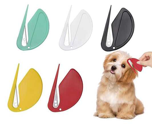 5 Pcs Pet Knotting Comb, Dematting Tool for Cats and Dogs, Pet Hair Removal Tool, Effectively Remove Knots and Tangles with Our Matt-Splitting Tool, Knot Opener for Cat Dog Grooming